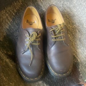 Dr. Martens Dark Brown Leather Oxfords